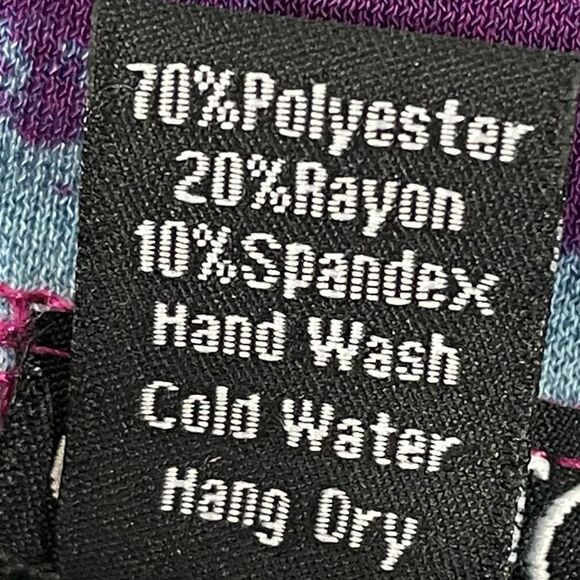 Clara Sunwoo Multicolor Abstract Print Cut Out V-Neck Asymmetric Tunic Top Sz XS - Picture 5 of 5